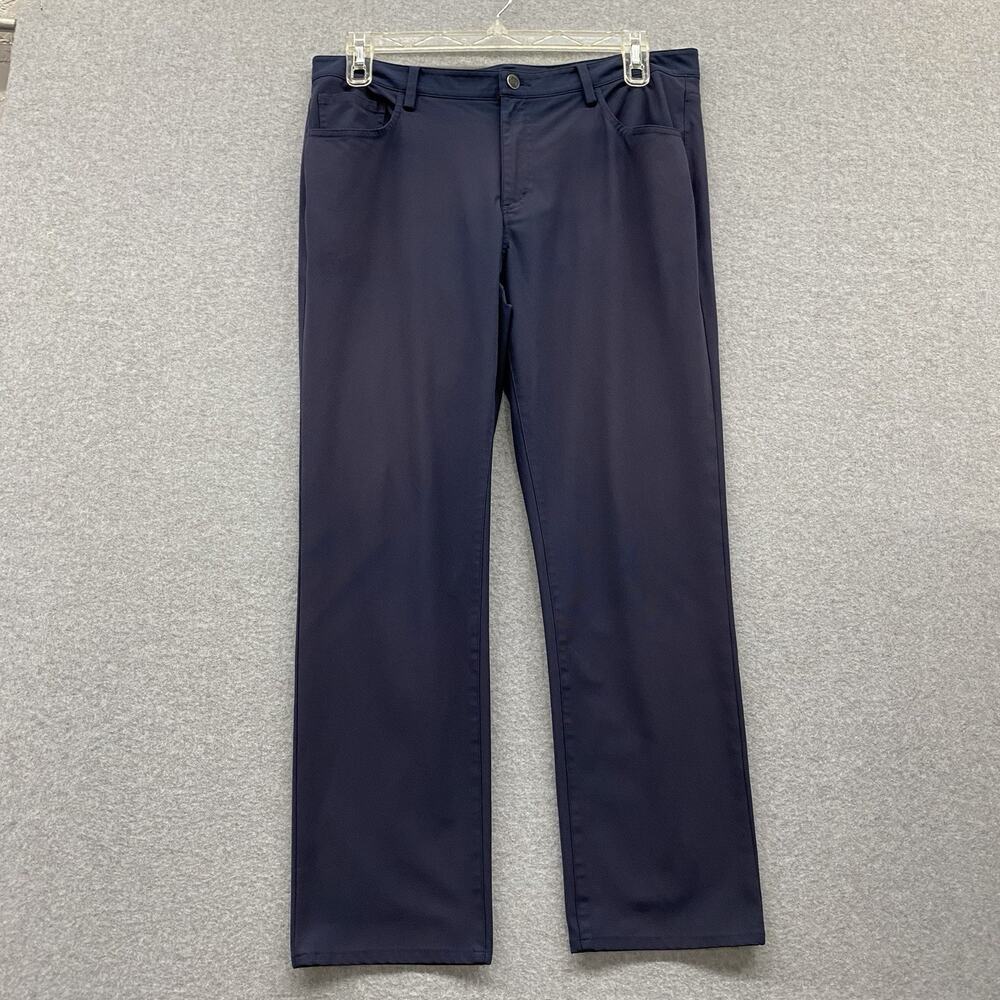 G/FORE Fore Play Men’s Golf Pants 36x28 Navy Blue Stretch 5 Pocket Golfcore